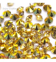 Diamonds 3mm - Resin Crystal - Golden